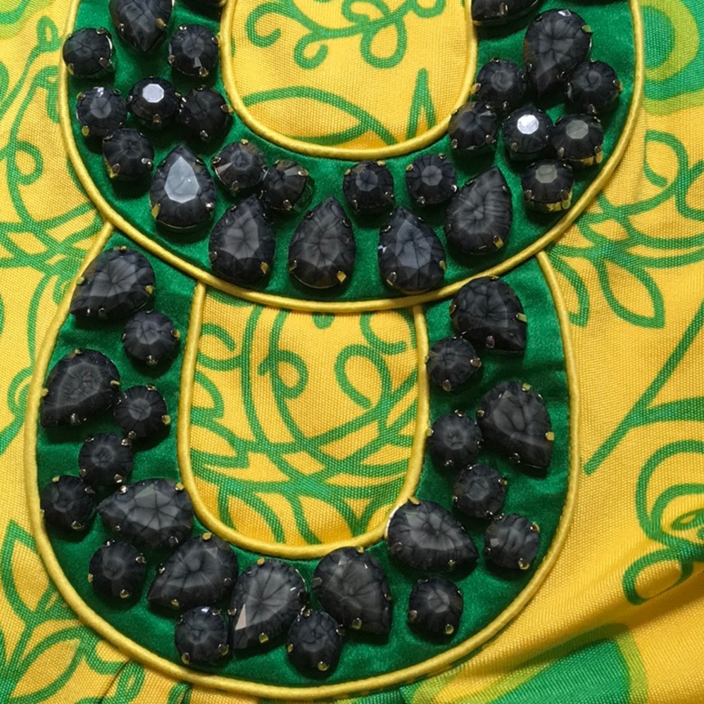 Hale Bob silk beaded dress - Picture 2 of 8